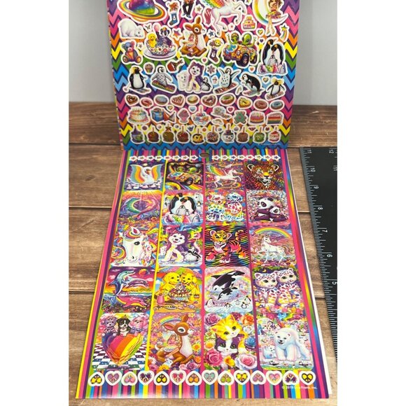 2019 Lisa Frank Over 600 Stickers Colorful Collectible Sticker Book - Picture 5 of 6